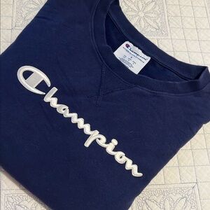 Champion Dark Blue Crewneck Sweatshirt